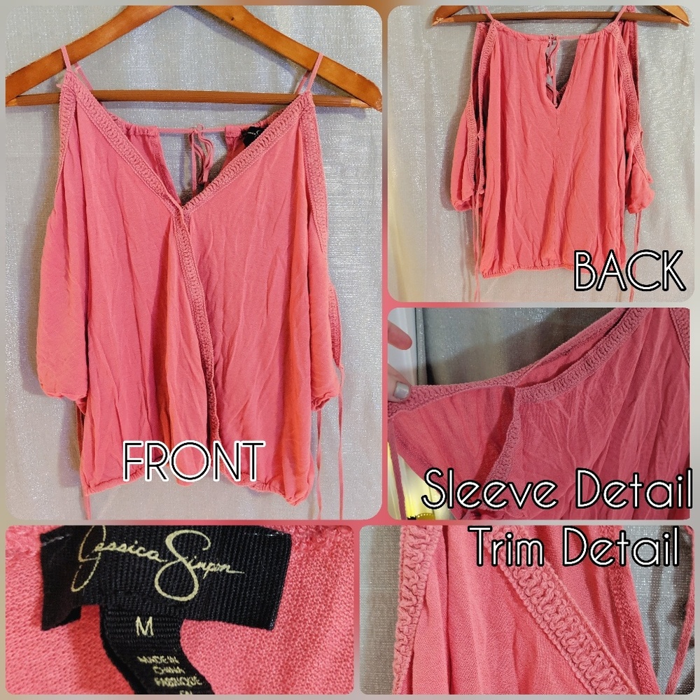 Pink Jessica Simpson Top